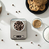 Etekcity Food Kitchen Scale, Digital Grams and Ounces for Weight Loss, Baking, Cooking, Keto and Meal Prep, LCD Display, Medium, 304 Stainless Steel Etekcity