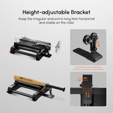 Algolaser Laser Engraver Rotary Roller - Y-axis Rotary Roller for Laser Engraver - 360° Adjustable Rotary Roller for Cylindrical Objects Tumblers,Bottle with for Alpha/DIY KIT Laser Engraver AlgoLaser