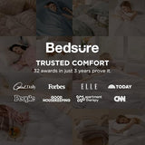 Bedsure White Duvet Cover King Size - 3 Pieces Prewashed Cotton-Like Polyester Extra Soft Bedding Set, Includes 1 Duvet Cover 104x90 Inches with Zipper Closure & 2 Pillow Shams, Comforter Not Included Bedsure