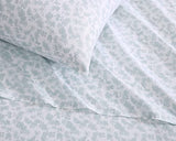 Tommy Bahama - King Sheets, Cotton Percale Bedding Set, Crisp & Cool, Stylish Bedding Set (Hibiscus Bloom Green, King) Tommy Bahama