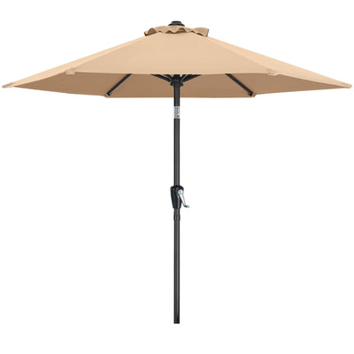 MASTERCANOPY Patio Umbrella for Outdoor Market Table (7.5ft,Khaki)