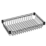 Golpart 6 Tier Basket Shelf Wire Shelving Unit Adjustable Storage Shelves Big Basket Rack for Garage Kitchen Office Pantry Corner 17.2" Dx12.2 Wx63 H Black Golpart