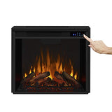 Real Flame Ashley 48" Electric Fireplace with Mantel for Living Room or Bedroom, Replaceable Fireplace Insert Heater, Realistic Log and Flame Effect, Remote Control, Timer Real Flame
