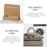 EVERGRACEHOME 100% Cotton Modern Lines Quilt Set King Size, Pre-Washed Soft Striped Coverlet Bedspread, 3 Piece Lightweight Bedding Set for All Season, with 2 Pillow Shams, Stone Taupe EVERGRACEHOME
