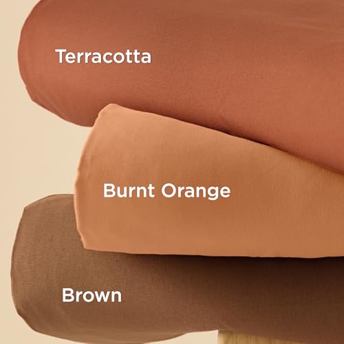 Bedsure Duvet Cover Queen Size - Soft Double Brushed Bedding Set for Kids & Adults, Zipper Closure, 3 Pieces, Includes 1 Duvet Cover (90"x90") & 2 Pillow Shams, NO Comforter, Brown