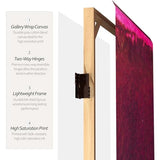 6 ft. Tall Double Sided Desire Canvas Room Divider Red Lantern