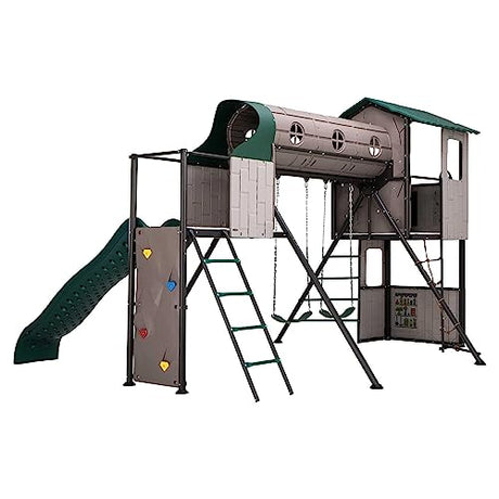 Lifetime Adventure Tunnel Swing Set Playset Lifetime