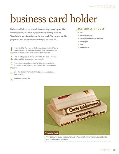 Tree Craft: 35 Rustic Wood Projects That Bring the Outdoors In (Fox Chapel Publishing) Elegant, One-of-a-Kind Decor from Found Wood, Including Lamps, Clocks, Planters, Photo Frames, Games, and More Fox Chapel Publishing