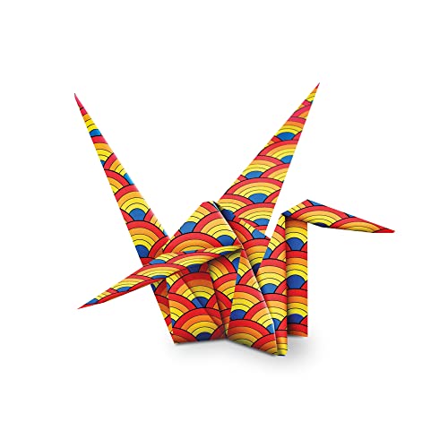 Origami Paper 100 Sheets Rainbow Patterns 6" (15 cm): Tuttle Origami Paper: Double-Sided Origami Sheets Printed with 8 Different Patterns (Instructions for 7 Projects Included) - WoodArtSupply