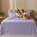 Utopia Bedding Twin Sheet Set – 3 Piece Bed Sheets for Twin Size Bed, Soft and Breathable Microfiber, Includes 1 Fitted Sheet, 1 Flat Sheet and 1 Pillowcase – Oeko Tex (Lavender) Utopia Bedding