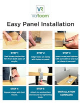 Desk Divider for Students and Desk Privacy Panel. Office Partitions and Ideal Cubicle Light Shield. Frosted Acrylic Clamp-on Desk Partition - 17” W x 18”H Divider VaRoom