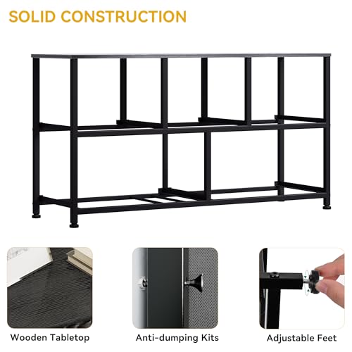 DWVO 5 Dresser for Bedroom, Fabric Dresser with 5 Drawers, Chest of Drawers for Closet, Black Dresser & Chest of Drawers DWVO