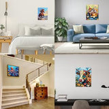 Newsight Paint by Numbers for Adults & Kids & Beginners DIY Acrylic Painting Gift Kits (Framed Color Octopus, 12" Wx16 L) Newsight