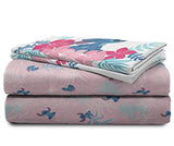 Jay Franco Kids Sheet Set with Fitted, Flat Sheets & Pillow Cover - Ultra-Soft Bedding with Pillowcase for Room Decor, Pink - Lilo & Stitch, 4 Piece Queen Jay Franco
