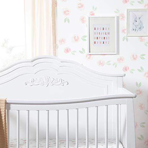 DaVinci Fiona 4-in-1 Convertible Crib in White, Greenguard Gold Certified DaVinci