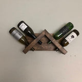 Zig Zag Wine Rack Wall Mounted DistressedMeNot