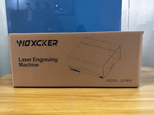 Laser Engraving Machine, Woxcker L2 MAX 5.5W Enclosure Laser Engraver, CNC Engraving Machine 0.01mm High Precision Laser Engraving and Cutting for Wood Metal Glass Suitable for Beginners Woxcker
