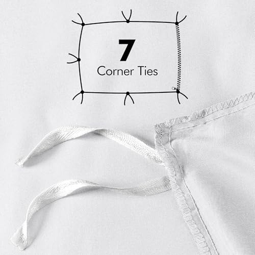 Utopia Bedding Duvet Cover Full Size - 3 Piece with Zipper Closure - 1 Comforter Cover 80X90 Inches & 2 Pillow Shams 20X26 Inches (White) Comforter Not Included Utopia Bedding