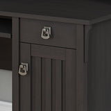 Bush Furniture Salinas Computer Hutch | Study Table with Drawers, Cabinets & Pullout Keyboard/Laptop Tray | Modern Home Office Work Desk with Storage, 48W, Vintage Black Bush Business Furniture