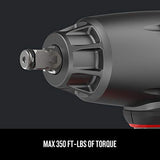 CRAFTSMAN V20 RP 1/2 inch Cordless Impact Wrench Kit, Brushless, 4Ah Battery and Charger Included (CMCF900M1) CRAFTSMAN