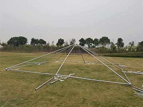 Party Tents Direct 20'x20' Weekender West Coast Tent Frame Party Tent (White) PVC Top with Storage Bag - Tents for Parties, Weddings, Birthdays, Banquets, Fiestas, Workshop, Outdoor Event Party Tents Direct