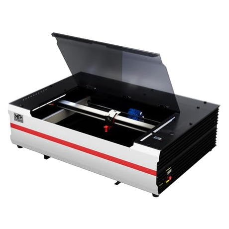 Monport Reno Pro 65W Desktop CO2 Laser Engraver＆Cutter,16x24 Workbed Laser Engraving Machine with New Semi-Autofocus,Control Panel,2 Working Platforms,Z-axis Adjustable for Wood Acrylic Glass More... Monport