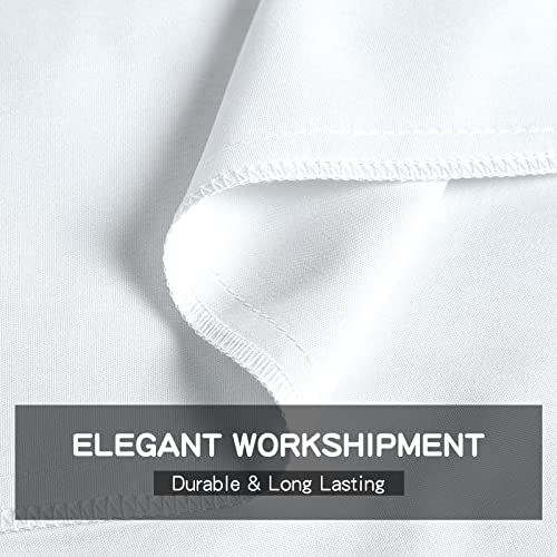 FreshCulture Twin Flat Sheet - Hotel Quality Twin Flat Sheet Only - Brushed Microfiber Top Sheet - Ultra Soft & Breathable - Wrinkle-Free - Easy Care - Single Flat Sheet (Twin, White) FreshCulture