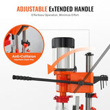 VEVOR Benchtop Mortise Machine, 370W, 1725 RPM Woodworking Mortising Machine, with 1/4-Inch 3/8-Inch 1/2-Inch Chisels Wooden Workbench, for Making VEVOR