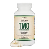 Double Wood Supplements TMG Trimethylglycine Supplement 1,000mg Per Serving, 180 Capsules (TMG Supplements for Homocysteine Control) Genuine TMG with Fishy Smell, Gluten Free, Non-GMO Double Wood Supplements