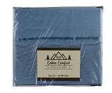 Everything Summer Camp Cabin Comfort - Cot Sheet for Camping and RV Cots - Fits All Cot Size Beds Comfortably -72 x 28 Inches - Super Soft (1 Piece Cot (Fitted), Dusty Blue) Everything Summer Camp