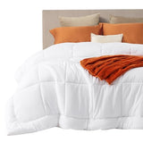 Bedsure Comforter Duvet Insert - Quilted Comforters Cal King Size, All Season Duvet, GentleSoft Down Alternative Bedding Blanket, with 8 Tabs, Gifts for Women/Men, White, California King 96X102 Inches Bedsure
