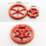 3D Printer Bed Leveling Kit, Ender 3 Leveling Nut and Heatbed Silicone Column Mounts R eplacement Part for Ender 3/Ender 3 Pro/End SAPLUSREPRAP