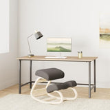 Luxton Home Ergonomic Kneeling Chair with Extra Padding - Posture Support Comfortable Desk Chair - Angled Rocking Stool & Balancing Seat - Natural Relief for Neck or Back Pain (with Extra Padding) Luxton Home