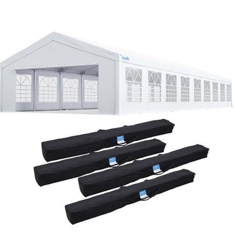 Quictent 20x60 Heavy Duty Party Tent for Parties Outdoor Large Canopy Wedding Event Shelter Wedding Tents for Parties with Storage Bags(Church) Quictent