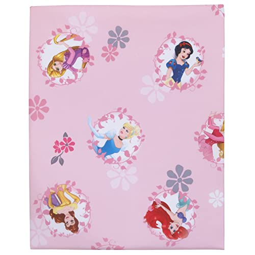Disney Pretty Princess Toddler Bed, 4 Piece Set, Pink Disney