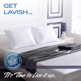 Maxi Deluxe Standard Size Bed Pillow – Ultra Soft & Comfortable – Versatile for Side, Back & Stomach Sleepers – 300TC Cotton Top – Single Pack – (Standard Size Pillow is 20 x 26) Maxi