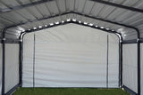 ARROW, Fabric Enclosure Kit for 10 x 15-ft Arrow Carports (Metal carport not included ARROW