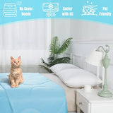 ELNIDO QUEEN Cooling Comforter for Hot Sleepers, Summer Cooling Blanket Twin Size for Night Sweats, Q-Max 0.45 Breathable All-Season Lightweight Blanket, (68x90 inch，Blue ELNIDO QUEEN