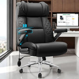 Office Chair Big and Tall, Desk Computer Chair for Heavy People, Oversized Executive Gaming Chair, Extra Wide 500LBS Ergonomic Comfy Office Chair with Adjustable Lumbar Support & 5D Flip Arms BestGlory