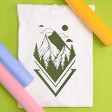 Siser EasyWeed Heat Transfer Vinyl 11.8" x 3ft Roll (Green Olive) - Compatible with Siser, Cricut, Silhouette and Other Craft/Professional Cutters - CPSIA Certified Siser