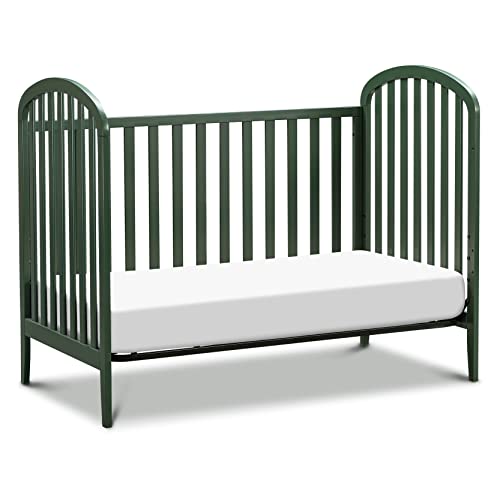 DaVinci, Beau 3-in-1 Convertible Crib in Forest Green, Greenguard Gold Certified - WoodArtSupply