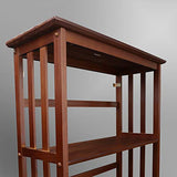 Casual Home Mission Style 5-Shelf Bookcase, Walnut Casual Home