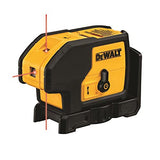 DEWALT Line Laser, Self-Leveling, 3-Beam , Red (DW083K) , Yellow DEWALT