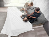 Utopia Bedding White 100% Cotton Waffle Blanket 300 GSM [Twin - 90x72 Inch] Soft Lightweight Breathable Dorm Bed Blanket for All Season Utopia Bedding