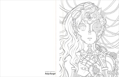 Creepy Cuties Manga Coloring Book