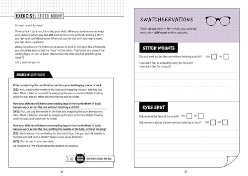 Patty Lyons' Knitting Bag of Tricks: The Official Workbook: Hands-on exercises to improve your knitting skills WoodArtSupply