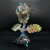 Metalkitor 3D Metal Puzzles for Adults, Chom-per Metal Building Kit Can-nibal Flower Plant Mechanical Assembly Model, Jigsaw Crafts Brain Teaser, Desk Decor, Gifts for Halloween (770+ PCS)