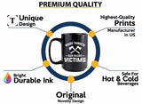 Axe Throw Coffee Mug 15oz Black -Wood targets - Sport Game Tomahawk Target Throwing wooden Competition Hunting Luxe Gifting