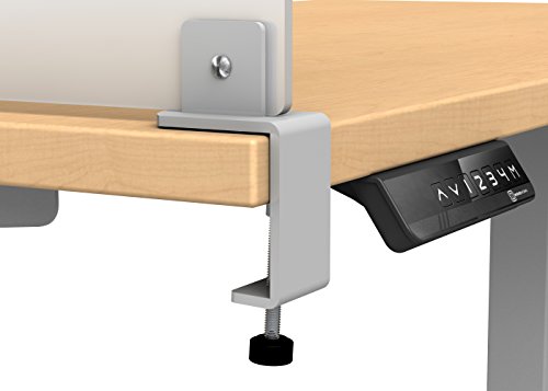 Desk Divider for Students and Desk Privacy Panel. Office Partitions and Ideal Cubicle Light Shield. Frosted Acrylic Clamp-on Desk Partition - 17” W x 18”H Divider VaRoom