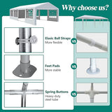 GARTOO 20' x 30' Canopy Party Tent & Carport - Heavy Duty Outdoor Wedding Gazebo with 4 Sand Bags, Event Shelter Canopy for Outdoor Event, Wedding, Birthday Party GARTOO